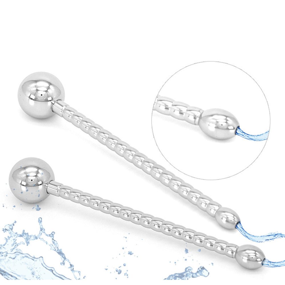 TaRiss's 尿道ビーズ 中空式 尿道プラグ 尿道ブジー 19ビーズ ステンレス - TaRiss's