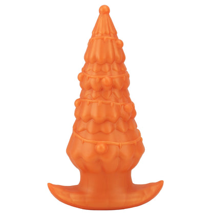 TaRiss's クリスマスツリー2代目 アナルプラグ 凹凸あり 吸盤仕様 液体シリコン ゴールド - TaRiss's
