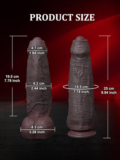 TaRiss's ディルド 2層構造 吸盤仕様 液体シリコン - TaRiss's