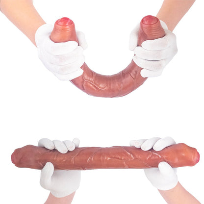 TaRiss's 両頭ディルド 2層構造 液体シリコン - TaRiss's