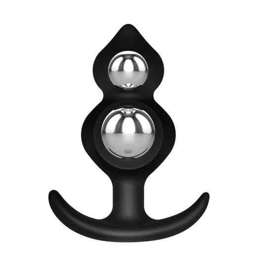 TaRiss's 2ビーズ アナルビーズ 瓢箪型 ボール内蔵 Gスポット刺激 アンカー台座 液体シリコン - TaRiss's