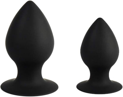 TaRiss's 2点セット アナルプラグ Gスポット責め 蕾形 吸盤付き 男女兼用 シリコン - TaRiss's