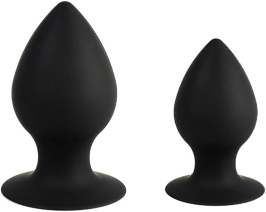 TaRiss's 2点セット アナルプラグ Gスポット責め 蕾形 吸盤付き 男女兼用 シリコン - TaRiss's