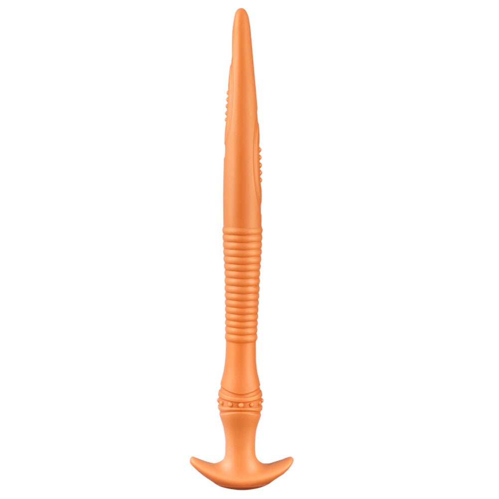 TaRiss's うなぎ2代目 アナルプラグ アナル開発 Gスポット刺激 非貫通式 凹凸あり アンカー形台座 シリコン - TaRiss's