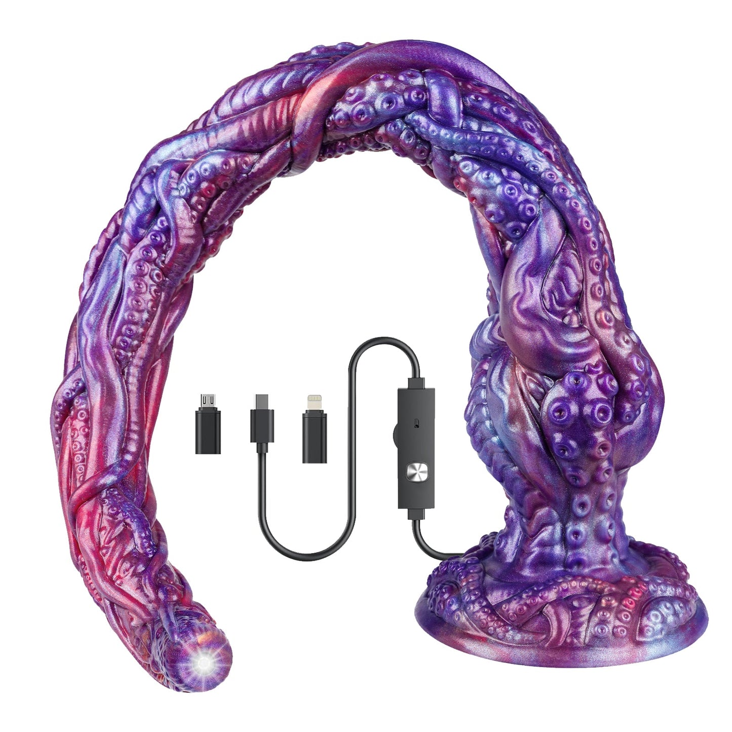 TaRiss's アナルプラグ 肛門内視鏡 凹凸あり 吸盤付き 液体シリコン - TaRiss's