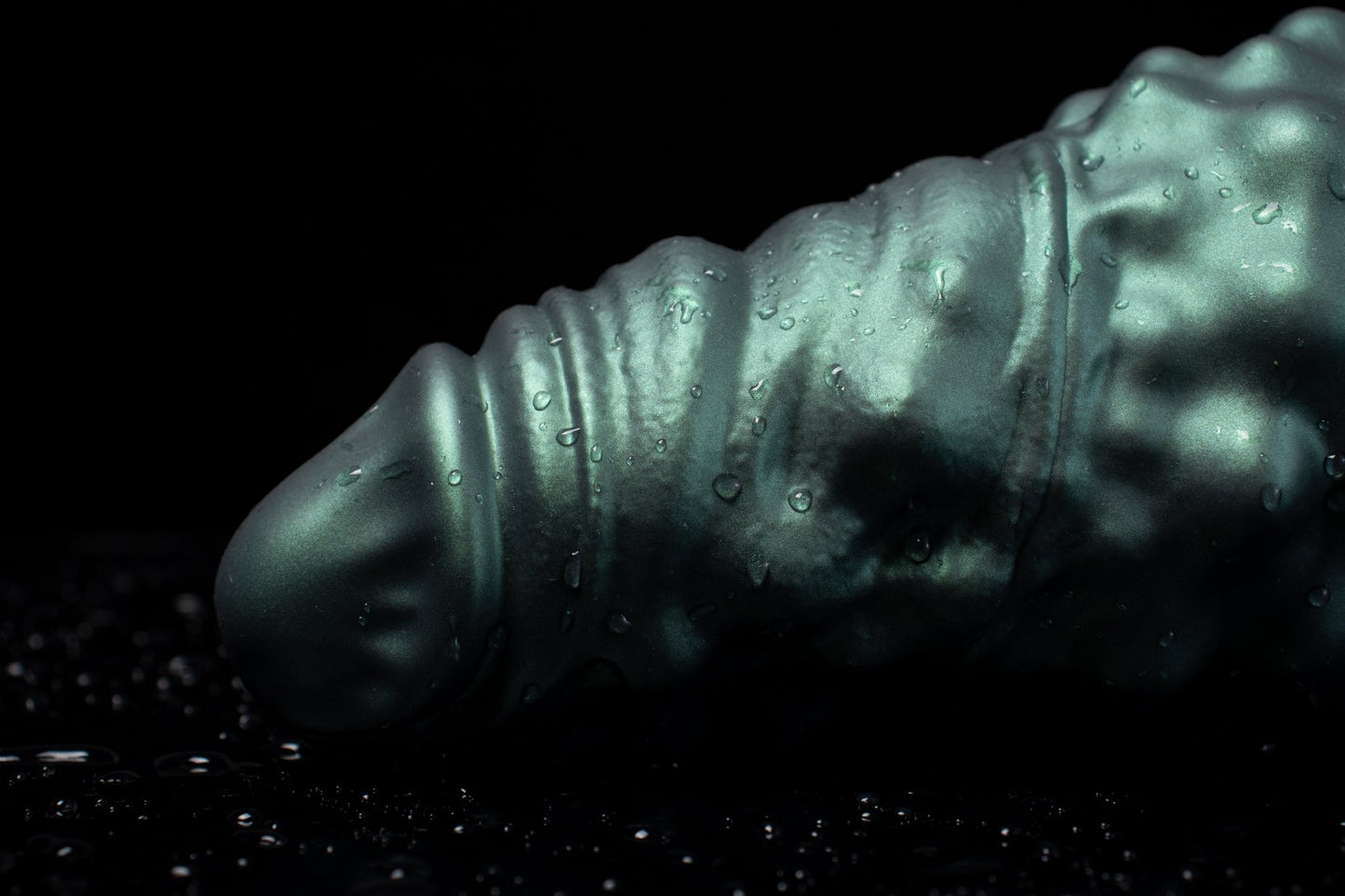 TaRiss's ディルド アナルプラグ 凹凸あり 吸盤付き 液体シリコン グリーン 「蒼龍」 - TaRiss's