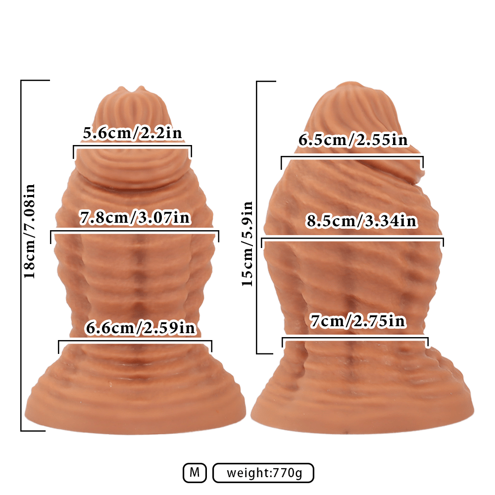 TaRiss's ディルド アナルプラグ 玉無し 強力吸盤 液体シリコン - TaRiss's