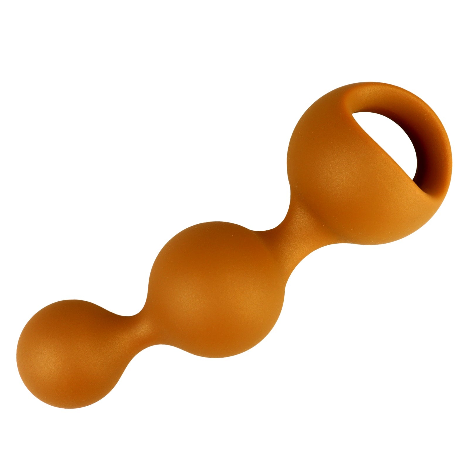 TaRiss's アナルビーズ アナルプラグ リング付き 液体シリコン ゴールド - TaRiss's