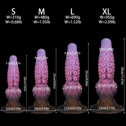 TaRiss's アナルプラグ 強力吸盤 イボ付き 凹凸あり 液体シリコン - TaRiss's