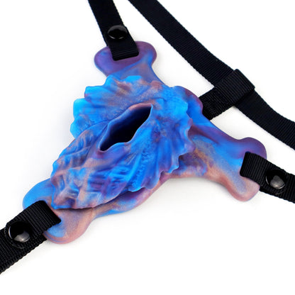 TaRiss's 女性用オナホ 貫通式 ディルドと組み合わせて使用可能 固定用ベルト付き 調整可能 シリコン 女性用 レスビアン向け - TaRiss's