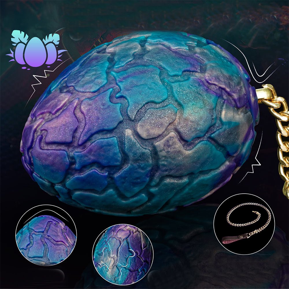 TaRiss's ドラゴンエッグ チェーン付きアナルビーズ アナルプラグ 凹凸あり 液体シリコン サンラン - TaRiss's