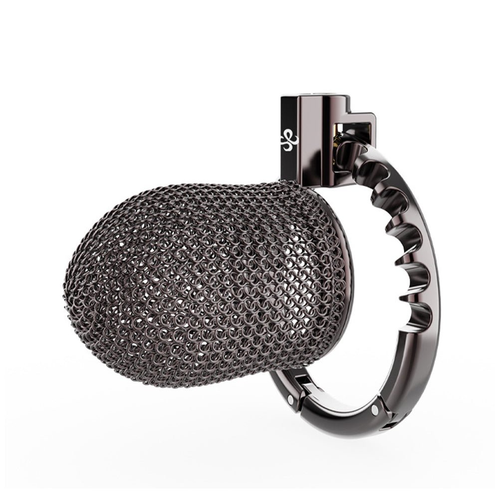 TaRiss's 貞操具 5点セット メッシュ 透かし彫り式 錠付き 長時間装着可能 ステンレス製 男性用 - TaRiss's