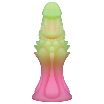 TaRiss's アナルプラグ 強力吸盤 凹凸あり 液体シリコン ピンク グリーン - TaRiss's