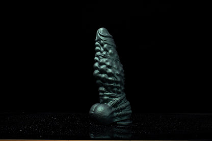 TaRiss's ディルド アナルプラグ 凹凸あり 吸盤付き 液体シリコン グリーン 「蒼龍」 - TaRiss's