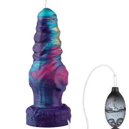 TaRiss's 貫通式アナルプラグ 模擬射精付き 突起あり 吸盤付き 液体シリコン - TaRiss's