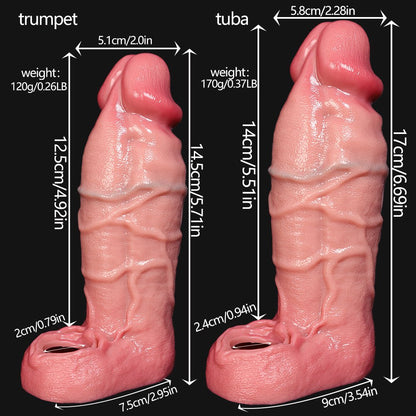 TaRiss's ペニスサック 陰茎袖 非貫通式 ペニスリング 液体シリコン - TaRiss's