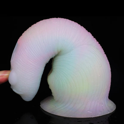 TaRiss's ナミガイ アナルプラグ アナル拡張 アナル開発 夜光可能 吸盤付き シリコン カラフル 6.5cmx16.5cm - TaRiss's