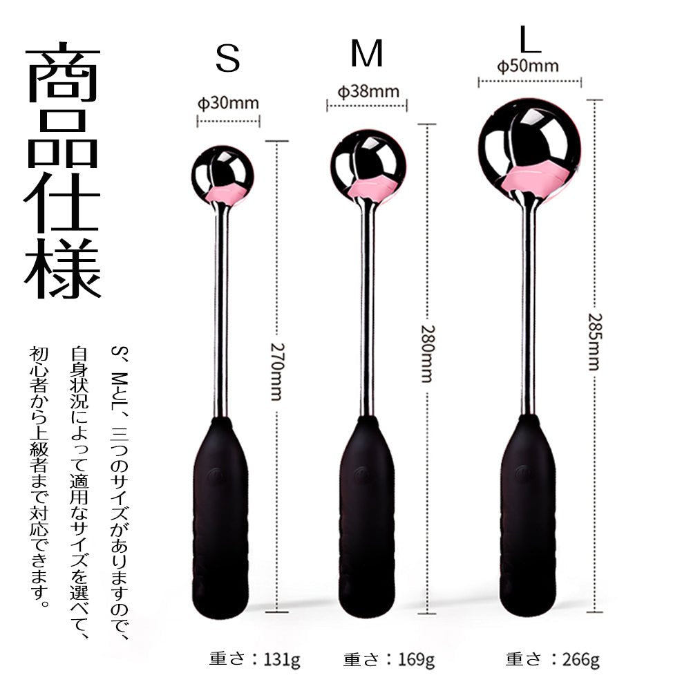 TaRiss's アナルバイブ 7種類振動モード ステンレス製 - TaRiss's