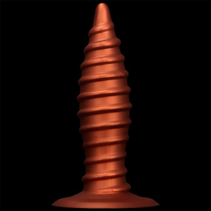 TaRiss's アナルプラグ 吸盤付き ネジ山形 液体シリコン - TaRiss's