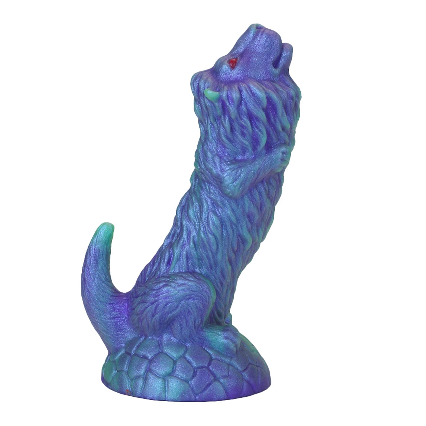 TaRiss's ライオン アナルプラグ 凹凸あり 吸盤仕様 ブルー パープル - TaRiss's