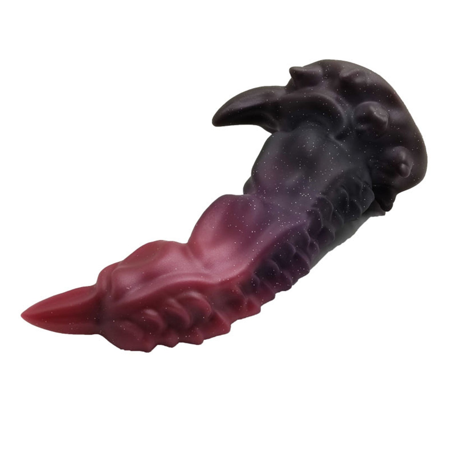 TaRiss's ダチョウ アナルプラグ 吸盤仕様 シリコン 7.5cmx24.5cm レッド ブラック - TaRiss's