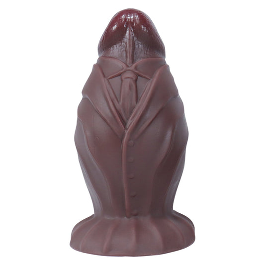 TaRiss's 紳士 ディルド アナルプラグ 玉無し 吸盤付き 凹凸あり 液体シリコン - TaRiss's