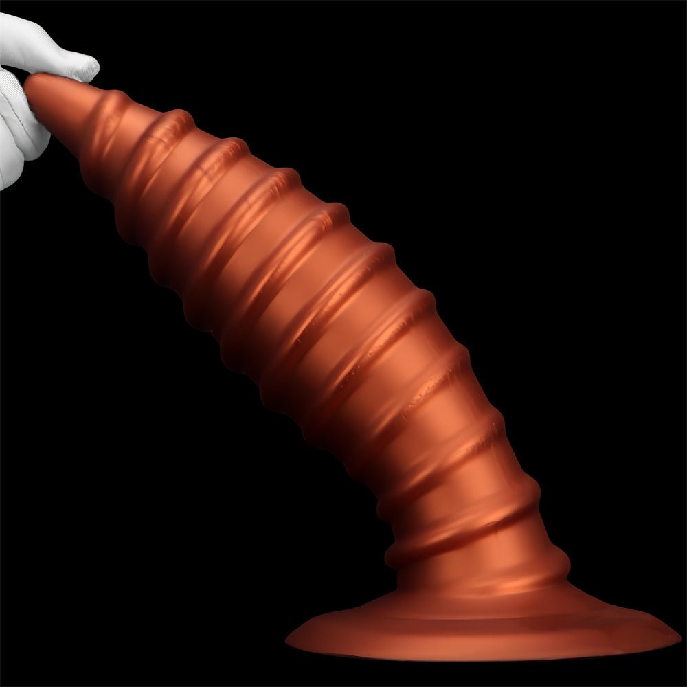 TaRiss's アナルプラグ 吸盤付き ネジ山形 液体シリコン - TaRiss's