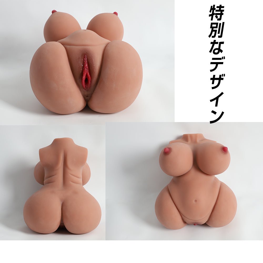 TaRiss's 小型ディルド尻 爆乳 オナホ尻 半身 曲げ可能 非貫通 ディルド 男性用 TPE - TaRiss's
