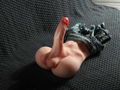 TaRiss's ディルド尻 オナホ尻 非貫通 曲げ可能 ディルド 男女兼用 TPE - TaRiss's