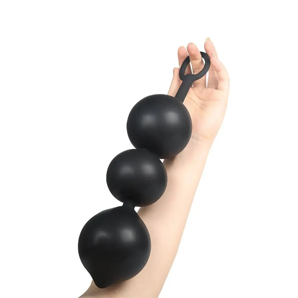 TaRiss's 3ビーズ インフレート式アナルビーズ アナルプラグ 最大60mmに膨らめる 分割式 - TaRiss's