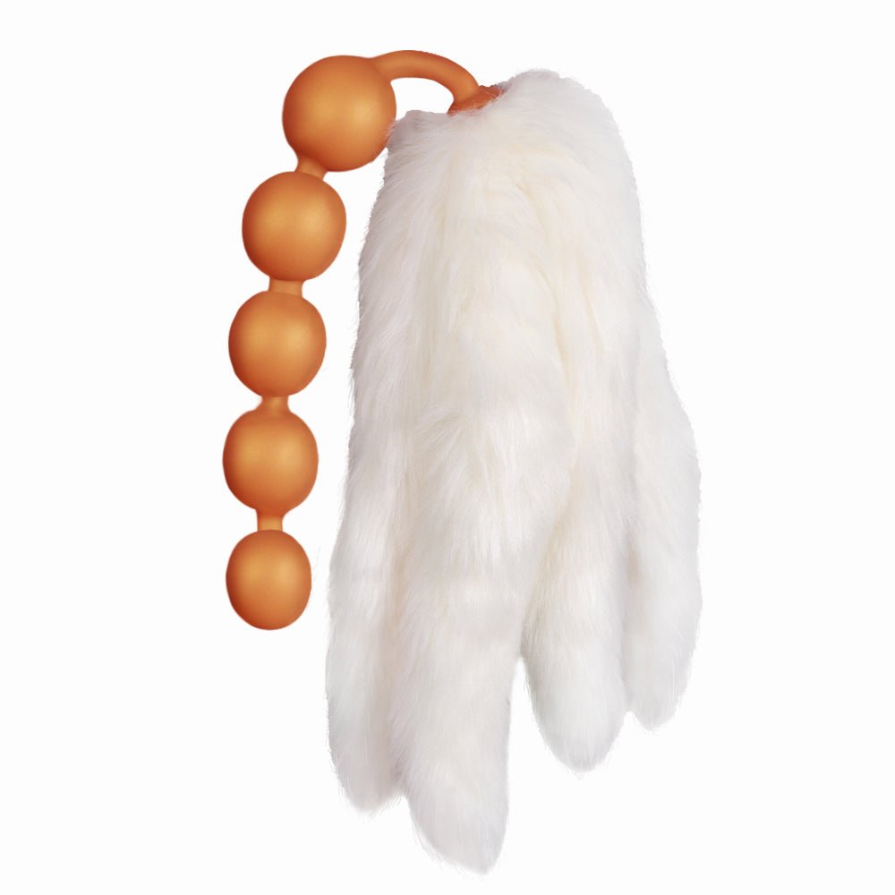 TaRiss's 珠姫 律狐 2点セット 5本尻尾の狐 アナルビーズ 尻尾アナルプラグ 尻尾付き - TaRiss's