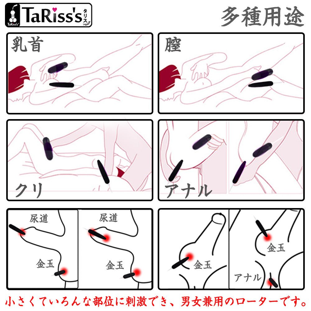 TaRiss's ダブルローター バイブレータ 20種類振動モード - TaRiss's