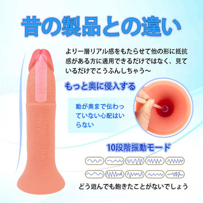 TaRiss's 4点セット ディルド アナルプラグ アナルバイブ 中空式 ローター付き 10段階振動モード - TaRiss's